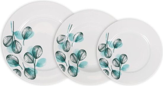18 daļu porcelāna trauku komplekts