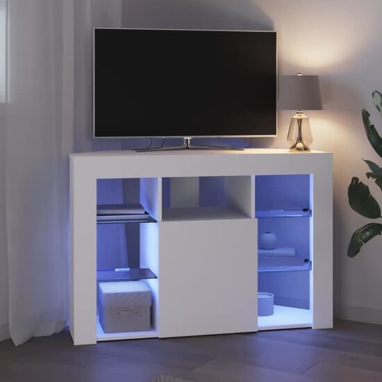 Stūra LED TV skapītis