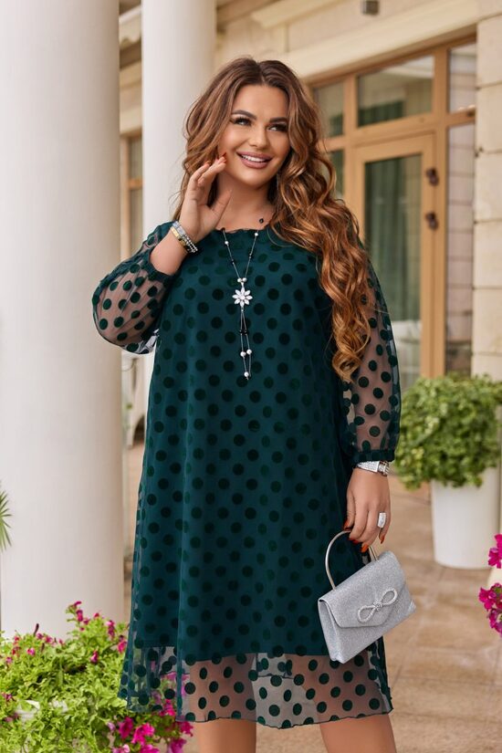 👗 Eleganta kleita no floka sieta ar oderi 🕒 Pēc pasūtījuma: 1–2 nedēļas