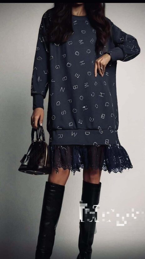 Black with Glitter