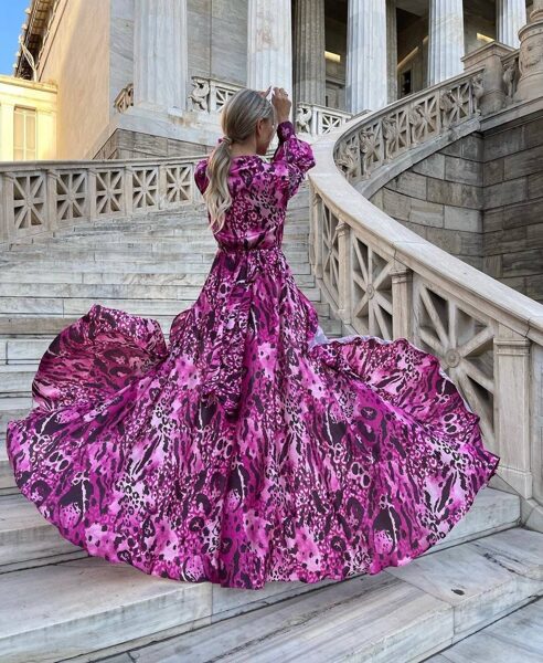 Asymmetrical dress